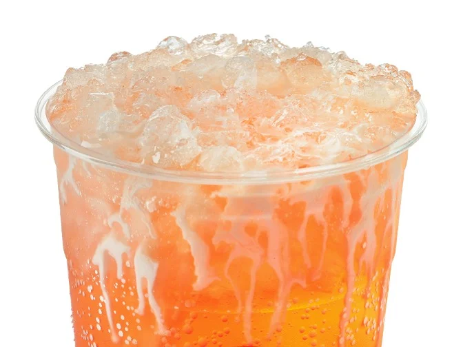 Swig Menu 31 Guava Have It, strawberry and guava drink, 210 calories, 115 carbs, and 3 fats