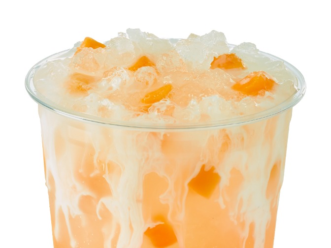 Swig Menu 71 Mango Breeze is a creamy drink with extra frozen mango pieces. 300 calories, 68 carbs, and 3 fats.