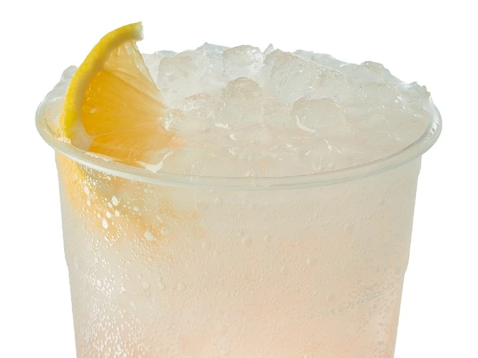 Swig Menu 73 Sandy Cheeks is a tangy drink with a hint of peach sweetness. having fewer calories, carbs, and fats.