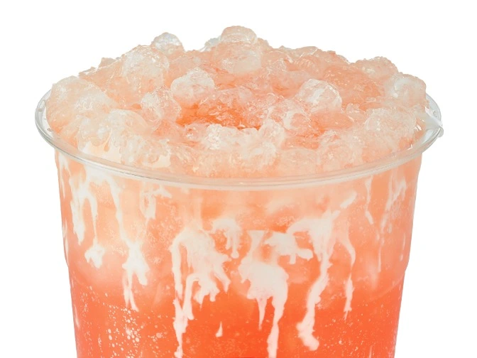 Swig Menu 53 Super Trooper Reviver Energy drink is fizzy and smooth. 340 calories, 78 carbs, and 4 fats.