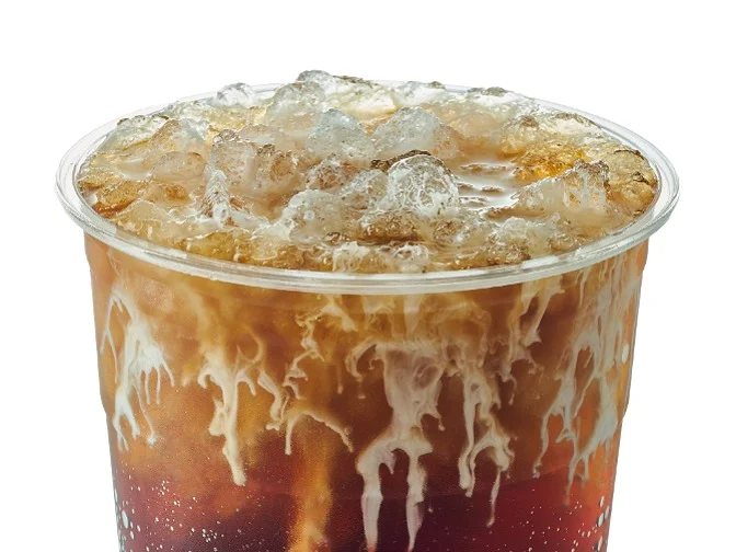 Swig Menu 25 Waikiki is a bubbly, tangy, and coconutty drink. 185 calories, 90 carbs, and 4 fats